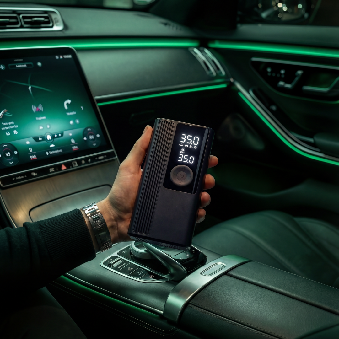 Air Auto Plus™ – Compresseur d’air intelligent portable